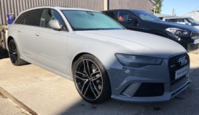 Audi RS6 – After Colour Change and Diamond Cutting